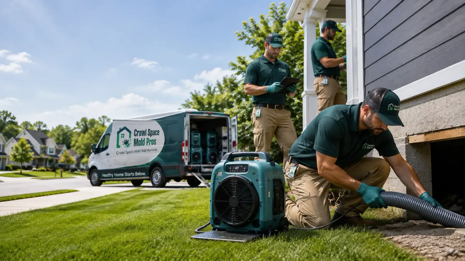 Crawl Space Mold Removal in Holstein, NE